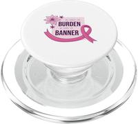 She Carries Burden We Carry The Banner supporto nastro rosa PopSockets PopGrip per MagSafe