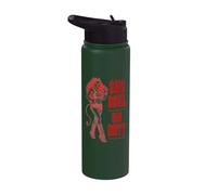 She Devil on Duty Halloween Costume Funny Stainless Steel Insulated Water Bottle