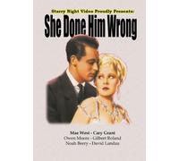 She Done Him Wrong (DVD) Noah Beery Owen Moore Cary Grant David Landau Mae West