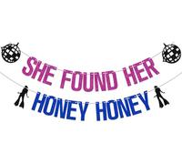 She Found Her Honey Honey Banner Mamma Mia Addio al nubilato Decorazioni per feste Ultima discoteca Addio al nubilato Decorazione per feste Ha trovato il suo miele Bridal Shower Forniture per feste