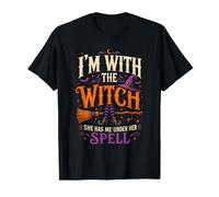 She Has Me Under Her Spell Witch Divertente Halloween Coppia Maglietta