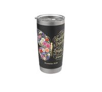 She Is Clothed With Strength & Dignity Bible Proverbs 31:25 Bicchiere termico in acciaio inox doppia parete