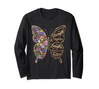 She Is Clothed with Strength & Dignity Christian Women Maglia a Manica
