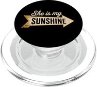 She Is My Sweet Sunshine Romantico Love Marito Citazioni PopSockets PopGrip per MagSafe