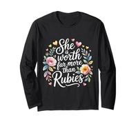 She Is Worth Far More Than Rubies Donne cristiane |- Maglia a Manica