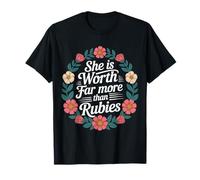 She Is Worth Far More Than Rubies Donne cristiane - Maglietta