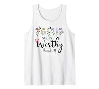 She is Worthy Proverbs 31 Christian Bible Verse God Quote Canotta