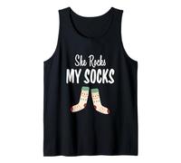 She Rocks My Socks Coppie Divertenti abbinate a Merry Christmas 1 Canotta