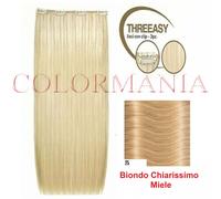 SHE THREEASY KIT 3 FASCE EXTENSION CON CLIP COLORE 25 BIONDO CHIARISSIMO MIELE