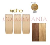 SHE THREEASY KIT 3 FASCE EXTENSION MESCIATO BIONDO CHIARO DORATO BIONDO MIELE