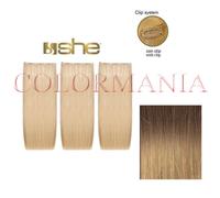 SHE THREEASY KIT 3 FASCE EXTENSION SHATUSH BIONDO CHIARO CENERE BIONDO CHIARO