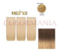 SHE THREEASY KIT 3 FASCE EXTENSION SHATUSH BIONDO CHIARO NATURALE BIONDO PLATINO