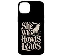 She Who Howls guida Alpha Y2K Wolf Meme Fearless Alpha Girl Custodia per iPhone 14 Plus