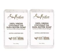 Shea Moisture 100 % natives Kokosnuss l, Sheabutterseife, 227 ml (2er-Pack)