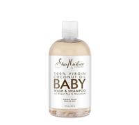 Shea Moisture 100% Olio Di Cocco Vergine Baby Wash & Shampoo 384ml