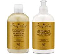 Shea Moisture Burro di Karitè Idratazione Ritenzione Shampoo & Balsamo 369ml