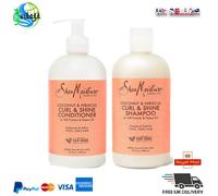 Shea Moisture Cocco E Ibisco Riccio e Lucentezza Shampoo & Balsamo 369ml