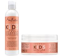Shea Moisture Coconut & Hibiscus Kids Combo Pack - Includes Curling Butter Cream, 6 Oz & Curl & Shine 2-in-1 Shampoo & Conditioner, 8 Oz