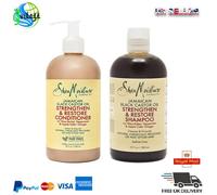 Shea Moisture Giamaicano Nero Olio di Ricino Shampoo & Balsamo 369ml Set