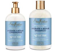 Shea Moisture Hydrate E Riparazione Shampoo e Balsamo 369ml Ogni