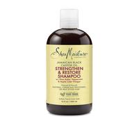 SheaMoisture Olio di ricino nero giamaicano Strengthen & Restore Shampoo, massima idratazione per capelli naturali, trattati chimicamente o modellati con il calore 384 ml