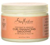 Shea Moisture, Maschera per capelli ricci con proteine della seta e olio di nim, Profumo: Cocco e Ibisco, 340 g