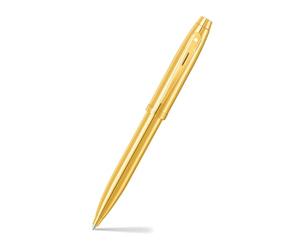 Sheaffer 100 9372 Penna a sfera PVD oro lucido con finiture in oro PVD