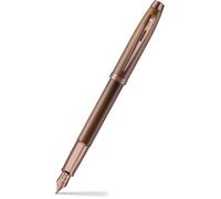 Sheaffer 100 9374 Caffè Edizione Opaco Marrone Penna Stilografica Con Regal PVD