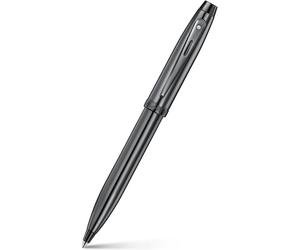 Sheaffer 100 Ionic Penna A Sfera Lucida Grigio Con Dettagli Gunmetal