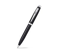 Sheaffer 100 - Penna a sfera ricaricabile, cromata, finiture dorate