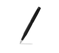 Sheaffer 300 penne stilografiche con pennino medio nero opaco + 2 cartucce d'inchiostro + convertitore a pistone + confezione regalo di lusso