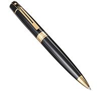 Sheaffer 300 Series - Penna a sfera con dettagli dorati, nero lucido