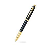 Sheaffer 9322 Gift 100 - Penna a sfera nera lucida con finiture dorate