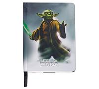 Sheaffer AC285-8M - Blocco note medio a righe A5 con pagine dentellate Star Wars | Yoda