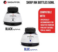Sheaffer Classico Ricarica & Inchiostro Bottiglie, Nero & Blu, Per Più Modelli