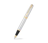 Penna Stilografica Sheaffer 300 Chrome Oro Tone Trim Argento 9342-0