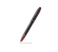 Sheaffer Icon - Penna stilografica con applicazioni PVD nero lucido, pennino Med (E0910853)