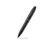 Sheaffer Penna a sfera Icon 9108 nero opaco con bordo nero lucido PVD | Premium Ballpen nero