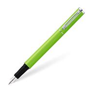 Sheaffer Pop - Penna stilografica con finiture cromate e pennino medio, colore: Verde lime
