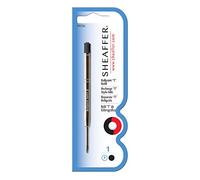 Sheaffer - Ricarica tipo "T" per penne a sfera a tratto fine, colore: Nero