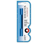 Sheaffer Skrip - Cartucce d'inchiostro per penna stilografica, confezione da 5, colore: Blu