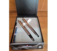 SHEAFFER VFM E9422 CROMO LUCIDO GT ROLLERBALL + PENNA STILOGRAFICA M-Nuovo