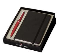 Sheaffer Vfm Penna a Sfera G9403 Eccessiva Rosso Con Cromo Bordo E A6 a Righe