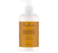SheaMoisture Balsamo Restorative Conditioner con Burro di Karité Puro - Balsamo idratante per capelli ricci e corposi con olio di argan e alghe marine, senza solfati - 1 x 384 ml