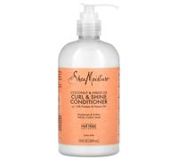 Shea Moisture, Balsamo Curl & Shine per capelli ricci, profumo: Cocco e Ibisco, 384 ml, 13 Once fluide