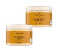 SheaMoisture Deep Treatment Masque maschera per capelli danneggiati Burro di karité puro senza siliconi e solfati 2 x 355 ml