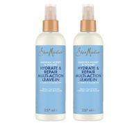SheaMoisture Hydrate & Repair Multi-Action Leave-In spray per capelli estremamente secchi e fragili Miele di manuka e yogurt senza siliconi e solfati 2 x 237 ml