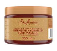 SheaMoisture Maschera per Capelli Intensive Hydration con Miele di Manuka e Olio di Mafura - Maschera per capelli ricci e danneggiati con olio di baobab e burro di karité, senza solfati - 1 x 355 ml