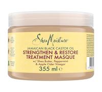 Shea Moisture trattamento in maschera rinforzante e riparatrice all'olio di ricino nero giamaicano 340 g