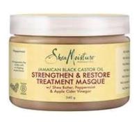 Shea Moisture trattamento in maschera rinforzante e riparatrice all'olio di ricino nero giamaicano 340 g